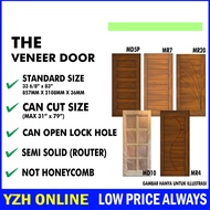 Interior Room Door / The veneer door / engineering wooden door standard size 33 6/8 x 83 Standard Size Pintu Bilik Kayu