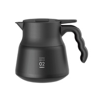 HARIO V60 Stainless Steel Insulated Coffee Maker PLUS-Black 600ml/VHSN-60-B
