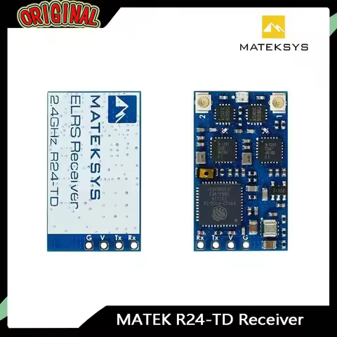 MATEKSYS R24-TD ExpressLRS 2.4GHz Receiver with True Diversity | for RC FPV Drone