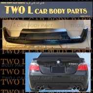 BMW E60 HAMANN REAR DIFFUSER FIBER