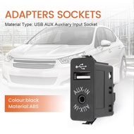 Car USB AUX In Plug Auxiliary Input Socket Adapter for  E81 E87 E90 F10 F12 E70 X4 X5 X6