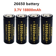 26650 Lithium Battery 3.7 V18.8mah Power Lithium Battery Flashlight Backup Power Battery
