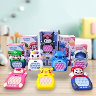 (acc ptk) Pop it electric character mix / Level 999+ Generation 6 latest pop it electronic Children'