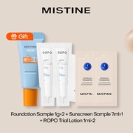 [GIFT - NOT FOR SALE] Foundation Sample 1g*2 + Sunscreen Sample 7ml*1 + ROPO Trial Lotion 1ml*2