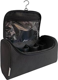 Travel Case Compatible with Dyson Airwrap Complete Styler and Attachments with Hanging Hook - Black, Black, Travel Case Compatible With Dyson Airwrap