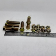 YELLOW BOLT NUT M10 X 40 BMK M10 X 40/ YELLOW M10X40 BOLT/ M10 BOLT/ 14 KEY BOLT/ 14 4CM LENGTH/