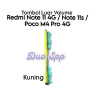 TOMBOL Xiaomi Redmi Note 11 4G Volume External Button / Note 11s / poco M4 Pro 4G / 21121119SC / 220