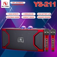 Portable Karaoke Speaker Bluetooth With Dual Wireless Microphone RGB Speaker KTV Bluetooth Speaker