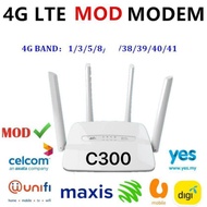 4G LTE CPE C300 BYPASS HOTSPOT MODIFIED WIFI MODEM