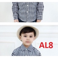 KEMEJA AL8 Fashionable, Handsome, Modern Boys' Shirt Full SIZEGood Quality