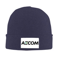 New AECOM Logo Knitted wool caps Unisex  Acrylic Hat Men Women Knit Hat Snowcap Ear Protection Cap W