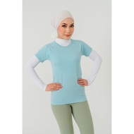 Quick-Drying Everyday Performance T-shirt Short Sleeve Yoga Sports Exercise Jogging Hiking Women Baj