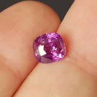 揚邵一品紫色(附權威證書)2.78克拉天然藍寶石，整顆火光好顏色美值得收藏 馬達加斯加