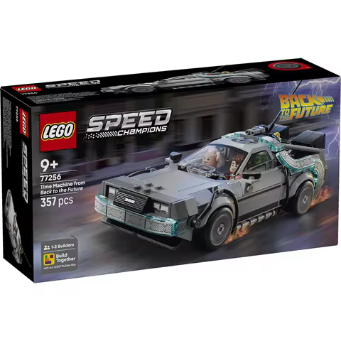Lego - back to the future lego speed ​​champions time machine construction set (77256)
