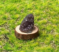 -天然小小迷你可愛漸層紫晶鎮 紫水晶 消磁淨化 辦公室 風水擺件