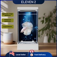 Eleven2 Mini Aquarium Betta Fish Second Generation Fighting Fish Breeding Box with LED Lights