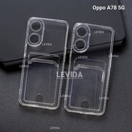 Oppo A78 5G Oppo A78 4G Card Case Clear Card Slot/ Oppo A78 5G Case Oppo A78 4G