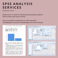 SPSS DATA ANALYSIS SERVICES (Correlation/Regression/Descriptive/Anova/Reliability..etc)