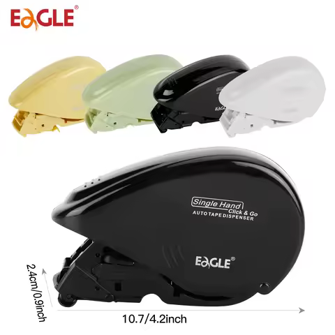 EAGLE Tape Dispenser With One Roll Tape, Auto Cut, single Hand Operation,Cute Tape Dispenser Perfect