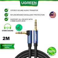 UGREEN 3.5mm Audio Cable Aux Male To Male IOS Android Smartphone Tablet Media Player MP3 Car Amplifi