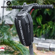 [SG SELLER] ROCKBROS bag Hard Shell Front Frame Scooter Hanging Bag Waterproof MTB Road Bike Folding Bag Multifunctional