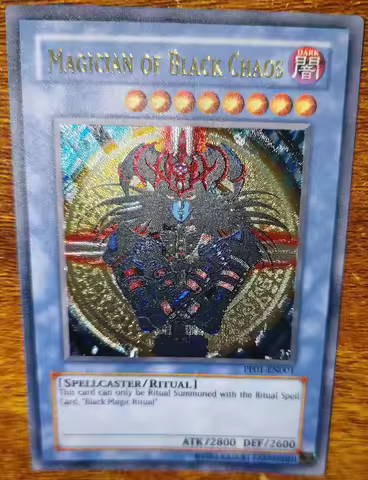 Yu-Gi-Oh Magician Of Black Chaos TCG UTR PP01-EN001 Collectible Card（Not Original）