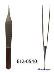 Em  ADSON MICRO FORCEP 1X2T 12cm..E12-0530 ADSON MICRO FORCEP SERR 12cm.