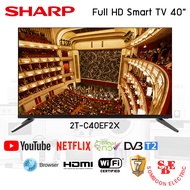 SHARP Full HD TV สมาร์ททีวี รุ่น 2T-C40EF2X ขนาด 40นิ้ว