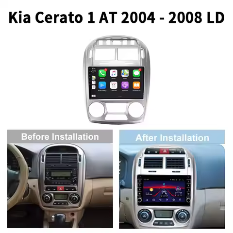 For Kia Cerato 1 LD 2005-2006 AUTO AC Car Radio Multimedia Video Player Navigation Android screen fo
