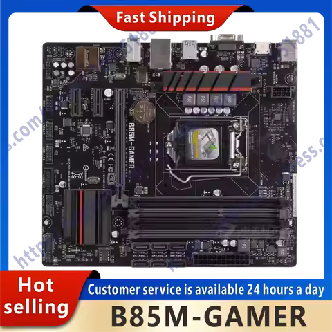 Used B85M-GAMER desktop motherboard B85 LGA 1150 for Core i7 i5 i3 SATA3 USB3.0 original motherboard