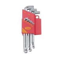 ชุดประแจหกเหลี่ยมหัวบอลคอสั้น TONE BSB900S (ชุด 9 ชิ้น) (1312655)