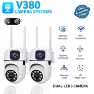 V380 Pro CCTV Camera 4K 8MP CCTV  Outdoor Waterproof CCTV Camera WIFI Wireless Dual Lens with Dual S