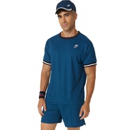 ASICS : 2041A286.412 MEN CLASSIC SS TOP MEN CPS ผู้ชาย เสื้อคอกลม ของแท้  MAKO BLUE