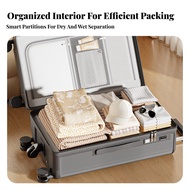 30/70 Split Opening Trolley Large Capacity Hardside Luggage Sturdy and Long-Lasting for Women, Vacat