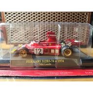 IXO F1 Car Model 1: 43 Ferrari Ferrari312B3-74 NikiLauda NikiLauda 1974 Race Season Speedy Airflow#F
