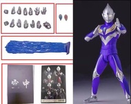 [5折] [包郵] SHF真骨彫超人迪迦手板模型 速度型 tiga 迪加 purple 紫
