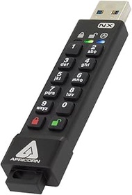 Apricorn 256GB Aegis Secure Key 3 NX 256-Bit Encrypted FIPS 140-2 Level 3 Validated Secure USB 3.0 F