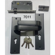 CRD 7011 BN Door Lock (Black) Full set
