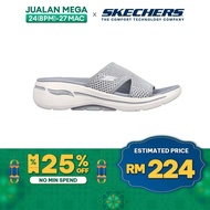 Skechers Women On-The-GO GOwalk Arch Fit Joyful Walking Sandals - 140274-GRY Arch Fit, Comfort Pillar Technology, Machine Washable, Ultra Go Kasut Slipar Slipper Perempuan