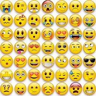 MORCART 54Pcs Emoji Refrigerator Magnets Fridge Magnets For Locker Whiteboard Decorative Magnets - C