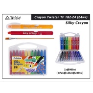 Silky Crayon/ Crayon Twister Silky Trifelo TF-182-24 24 colors