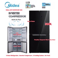 Midea 560L Fridge MFT-585WEGBI Refrigerator 4-Door Inverter Compressor Refrigerator 560L