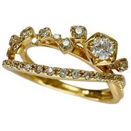 Pre-owned festaria/Festaria ring with a 0.111ct diamond (Wish upon a star) and 0.17ct other diamonds
