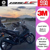 High Quality AAA Premium Sticker Stripe Yamaha Lc135 v2 v3 v4 v5 v6 v7 BATMAN Body Set Coverset Bodyset 3M Vietnam Style