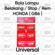 (1 Pcs / 1 Piece) Bulb / Rear Light / Brake Light / Stop Light HONDA 12V 34906-GB6-921