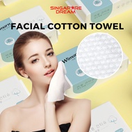 Thickened Disposable Facial Towel - 100% Cotton Soft Lint Free For Cleansing Makeup Remover Travel