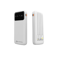 Commy พาวเวอร์แบงค์ ชาร์จเร็ว 2A มีสายชาร์จในตัว 10000 mAh Powerbank ขนาดเล็ก เบา บาง พกพาสะดวก
