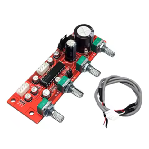 ABSQ-LM1036 NE5532 Preamp Amplifier Audio Tone Preamplifier Board Preamplificador With Potentiometer