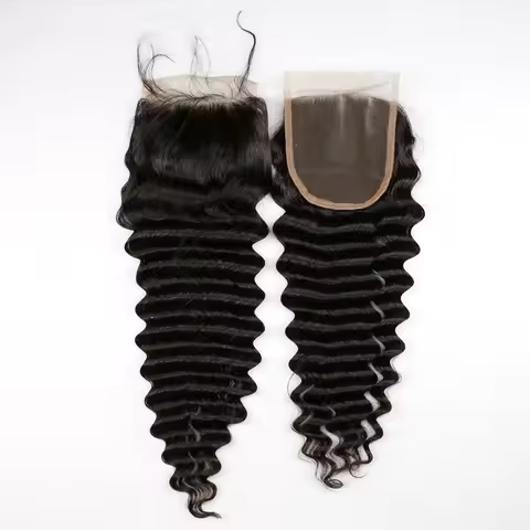 Deep Wave 13x6 Lace Frontal Closure Ear To Ear Curly Transparent 9x6 Lace Frontals Pre Plucked Full 