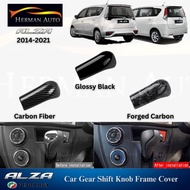 HermanAuto Perodua Alza 2014-2022 Gear Shift Knob Frame Garnish Accessories
